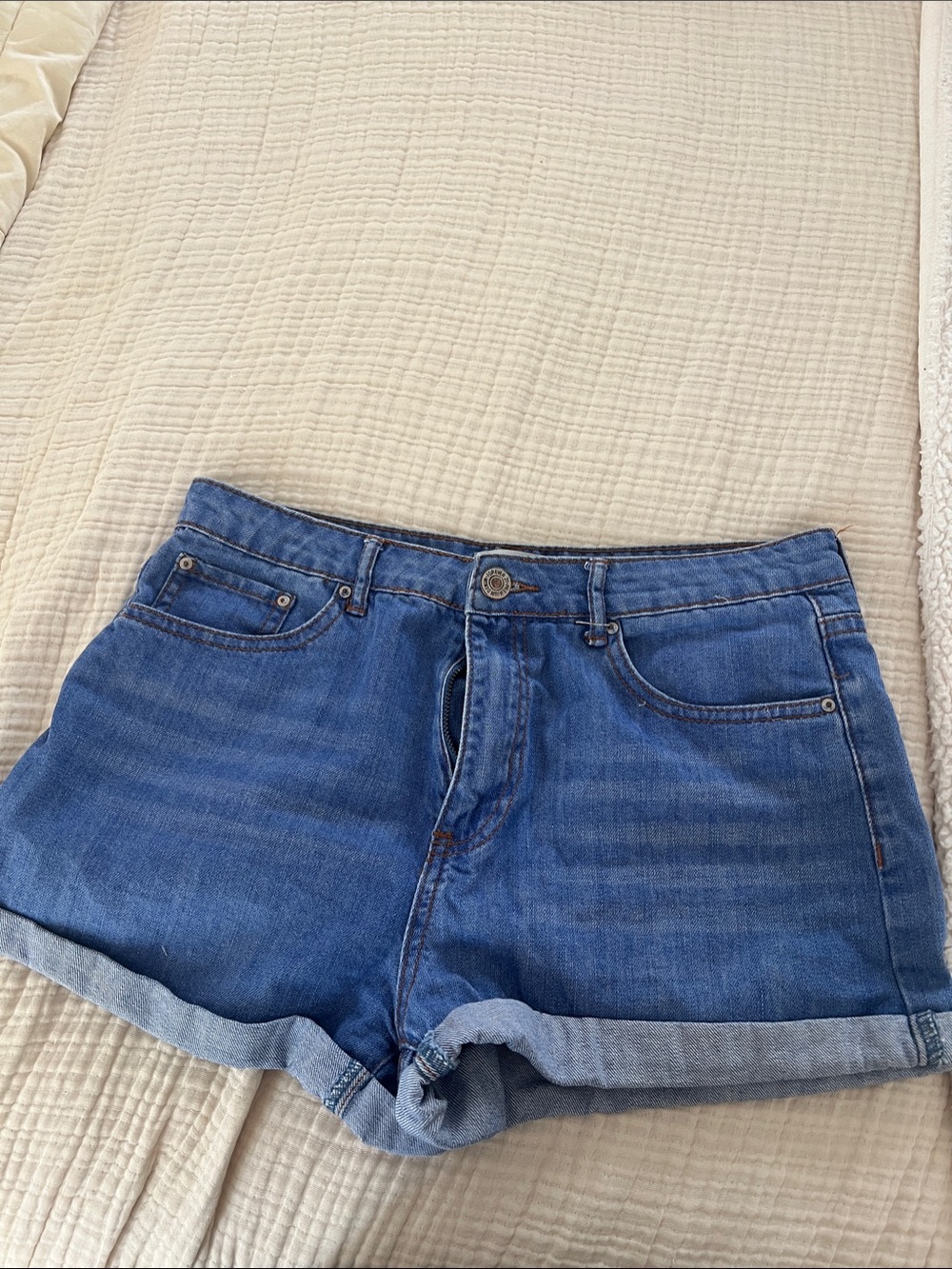 Forever 21 Light Blue Denim Shorts